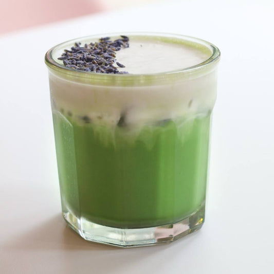 Matcha latte glacé lavande L